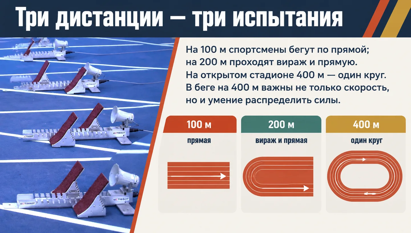 Три дистанции — три испытания