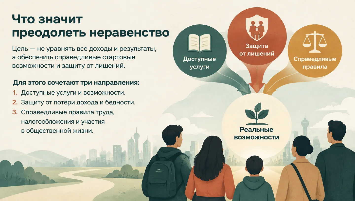 Что значит преодолеть неравенство