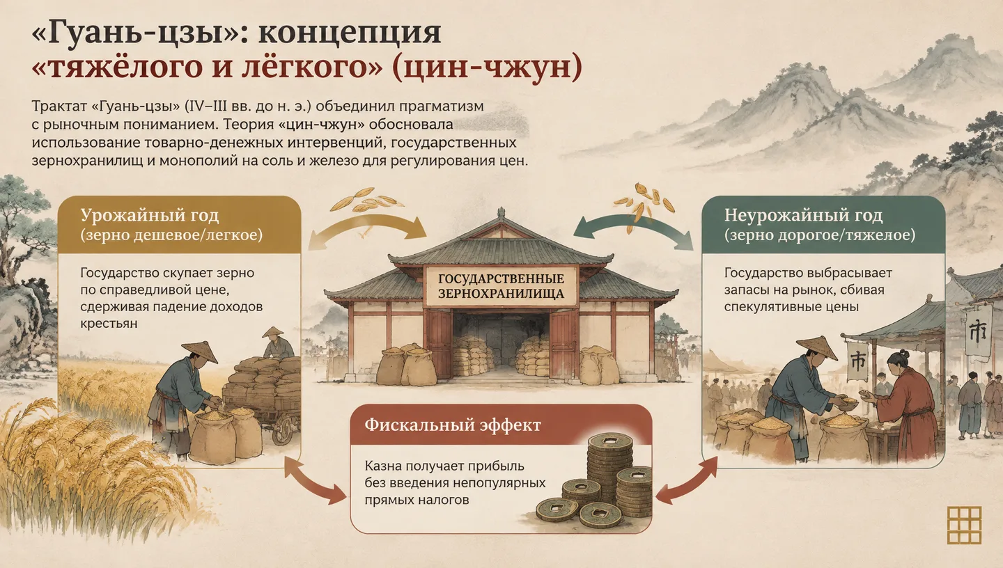 «Гуань-цзы»: концепция «тяжёлого и лёгкого» (цин-чжун)
