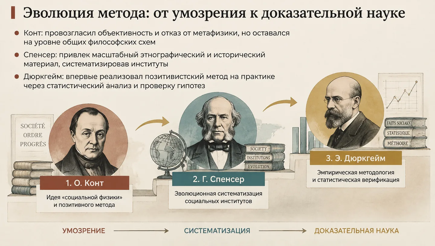 Эволюция метода: от умозрения к доказательной науке