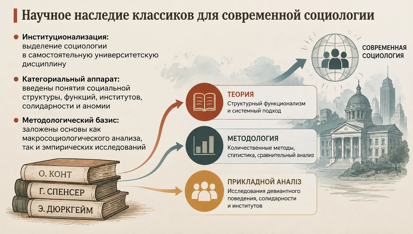 Научное наследие классиков для современной социологии