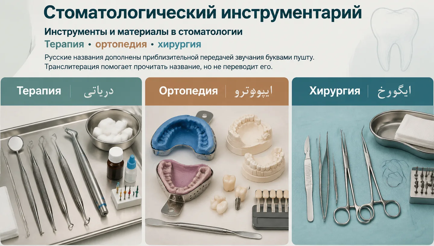 Первый слайд: Стоматологический инструментарий