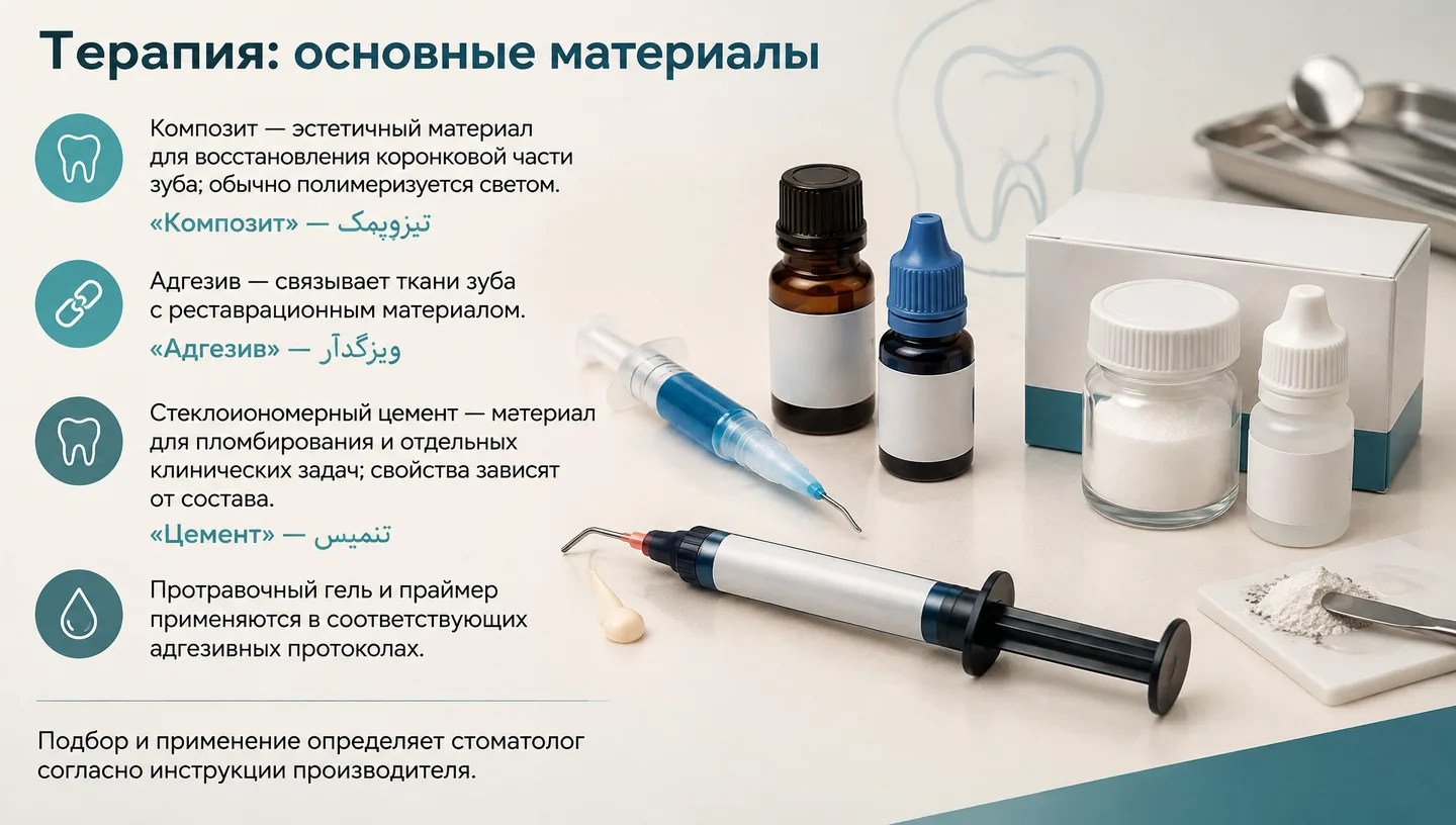 Терапия: основные материалы