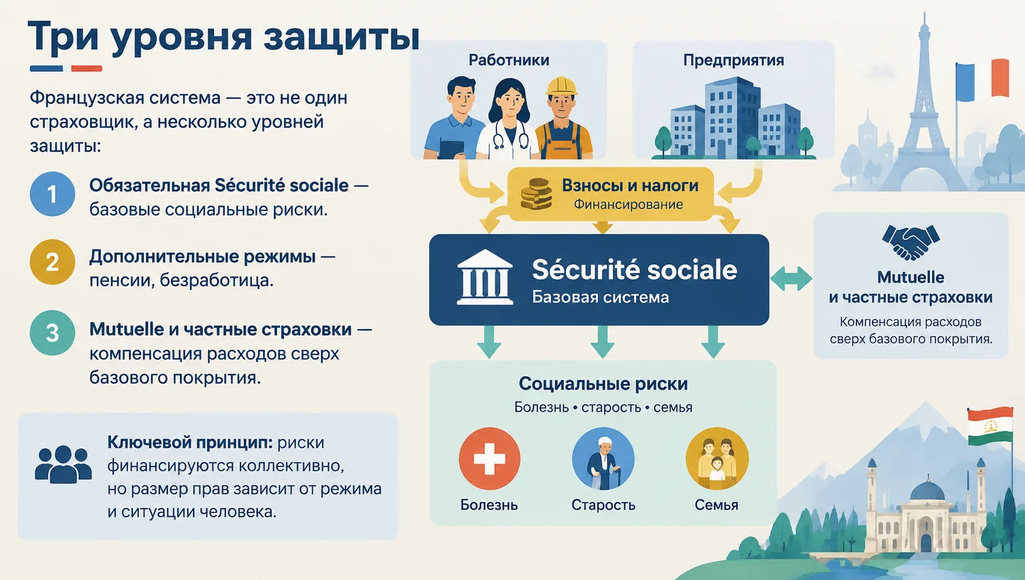 Три уровня защиты