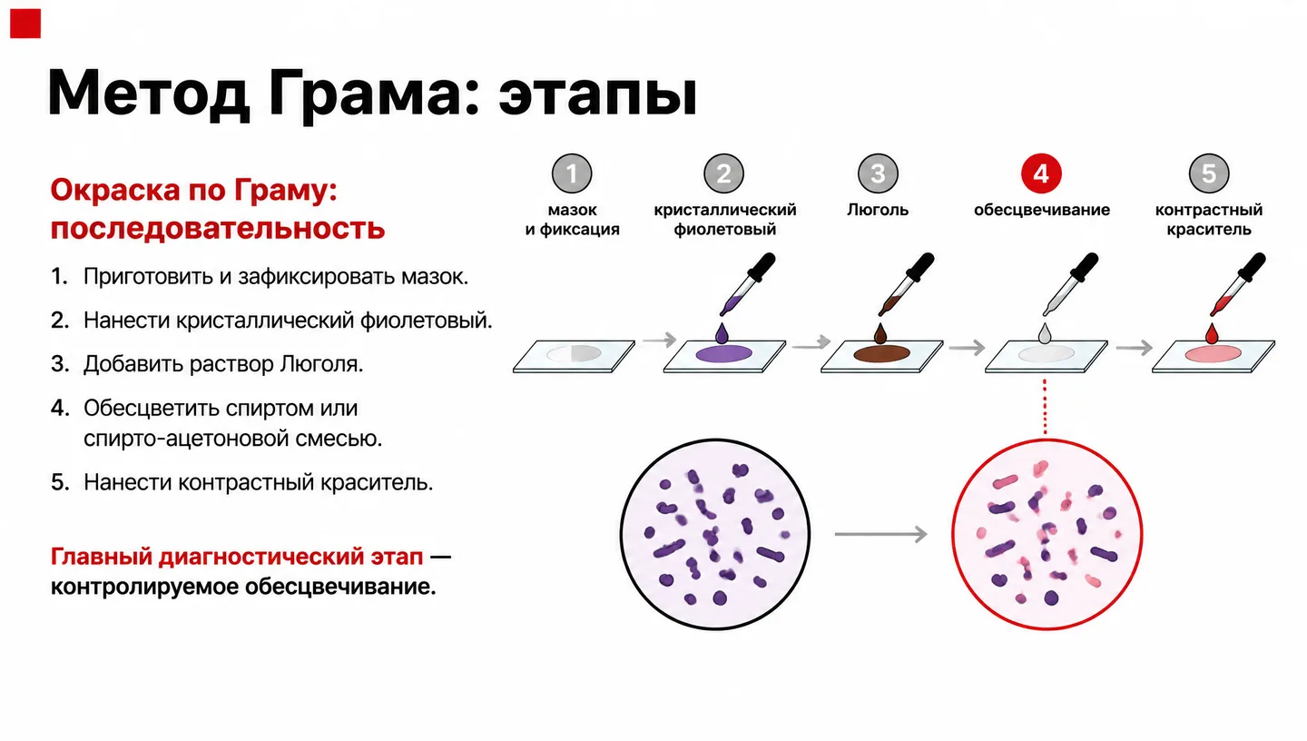 Метод Грама: этапы