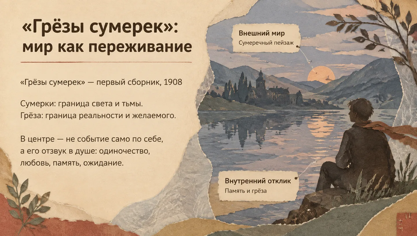 «Грёзы сумерек»: мир как переживание
