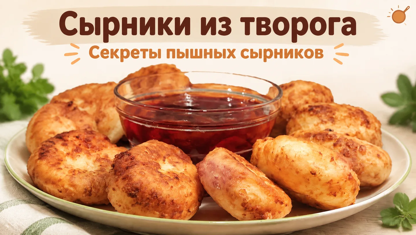 Первый слайд: Сырники из творога