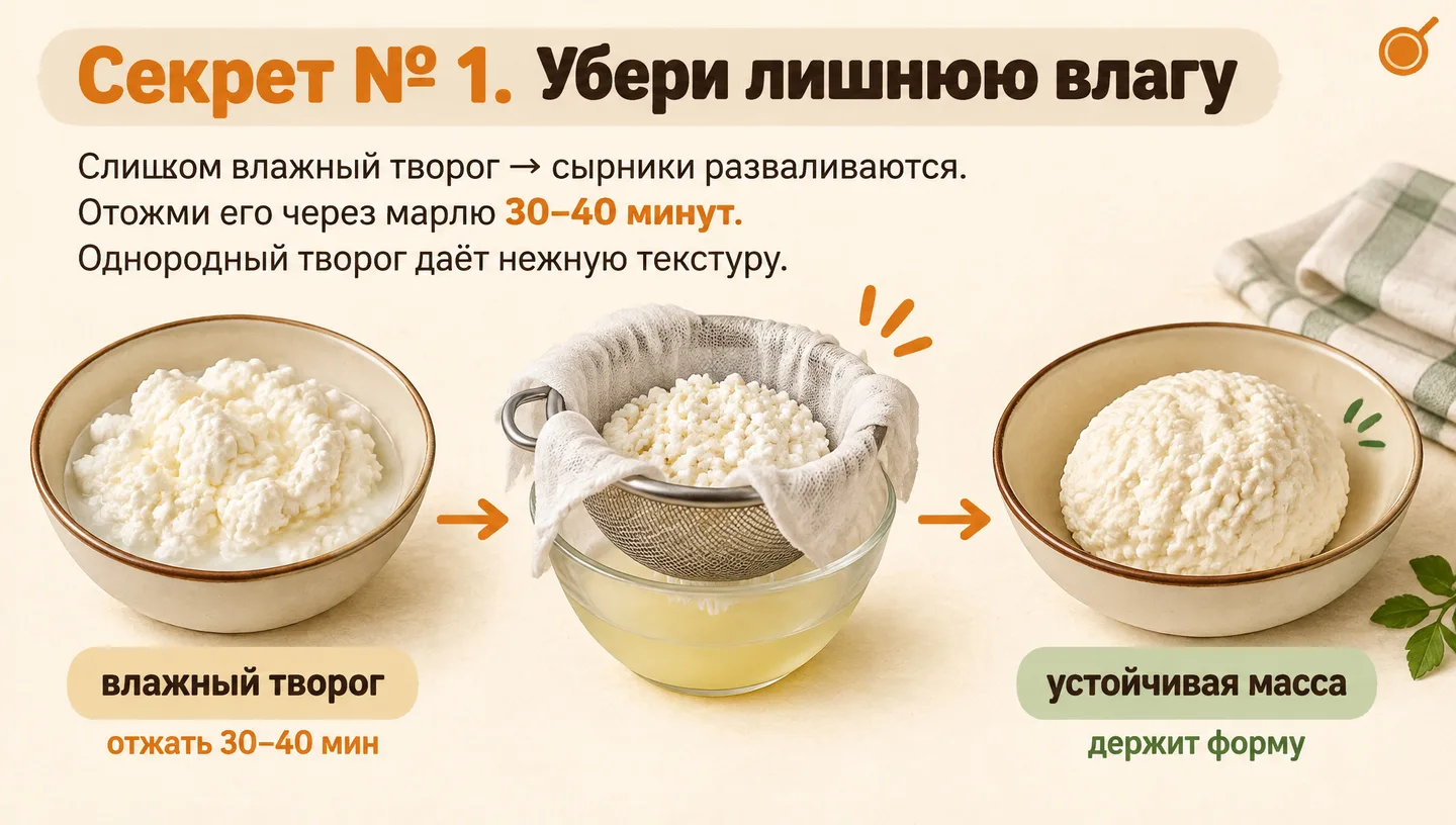 Секрет № 1. Убери лишнюю влагу