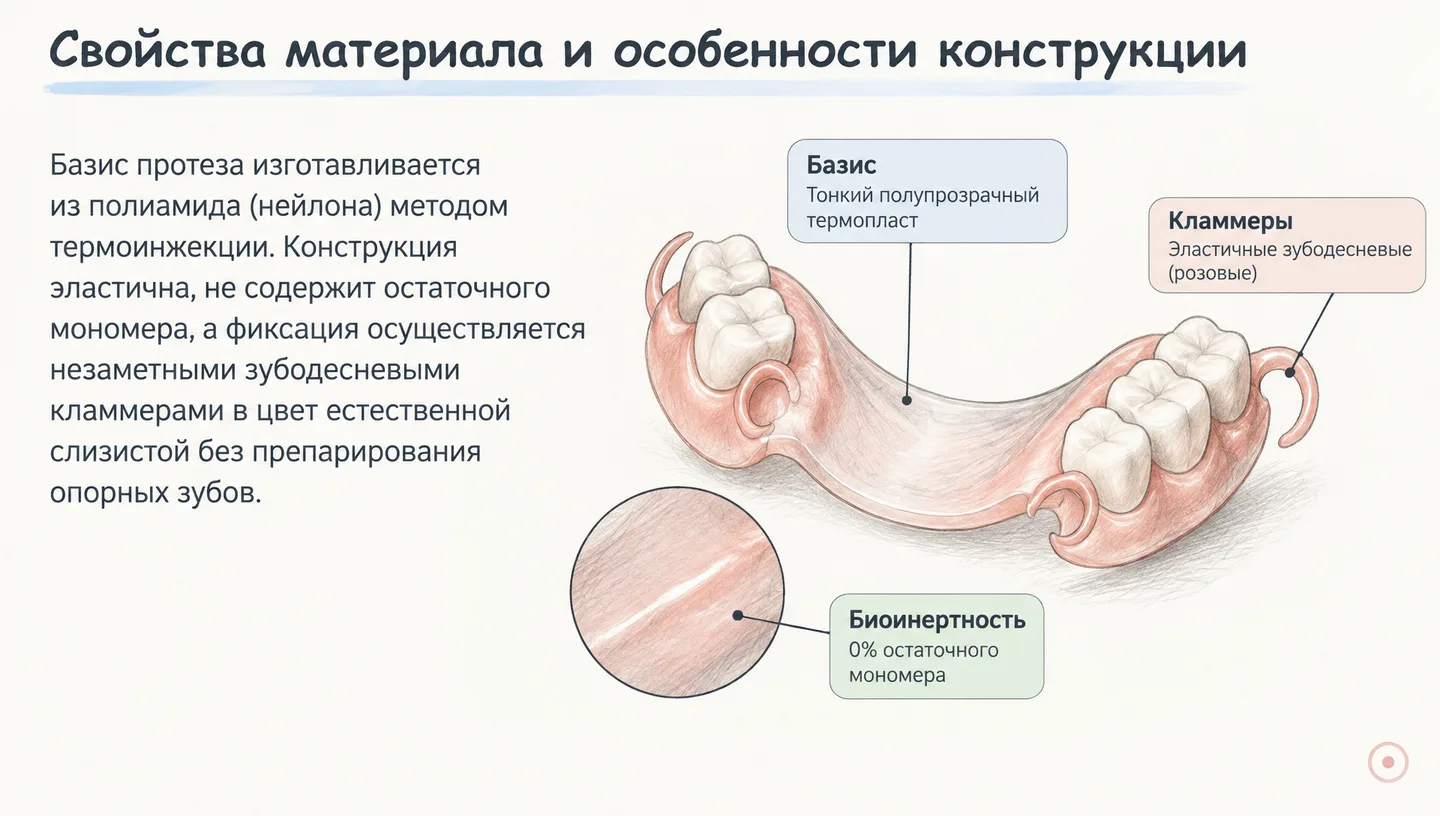 Свойства материала и особенности конструкции