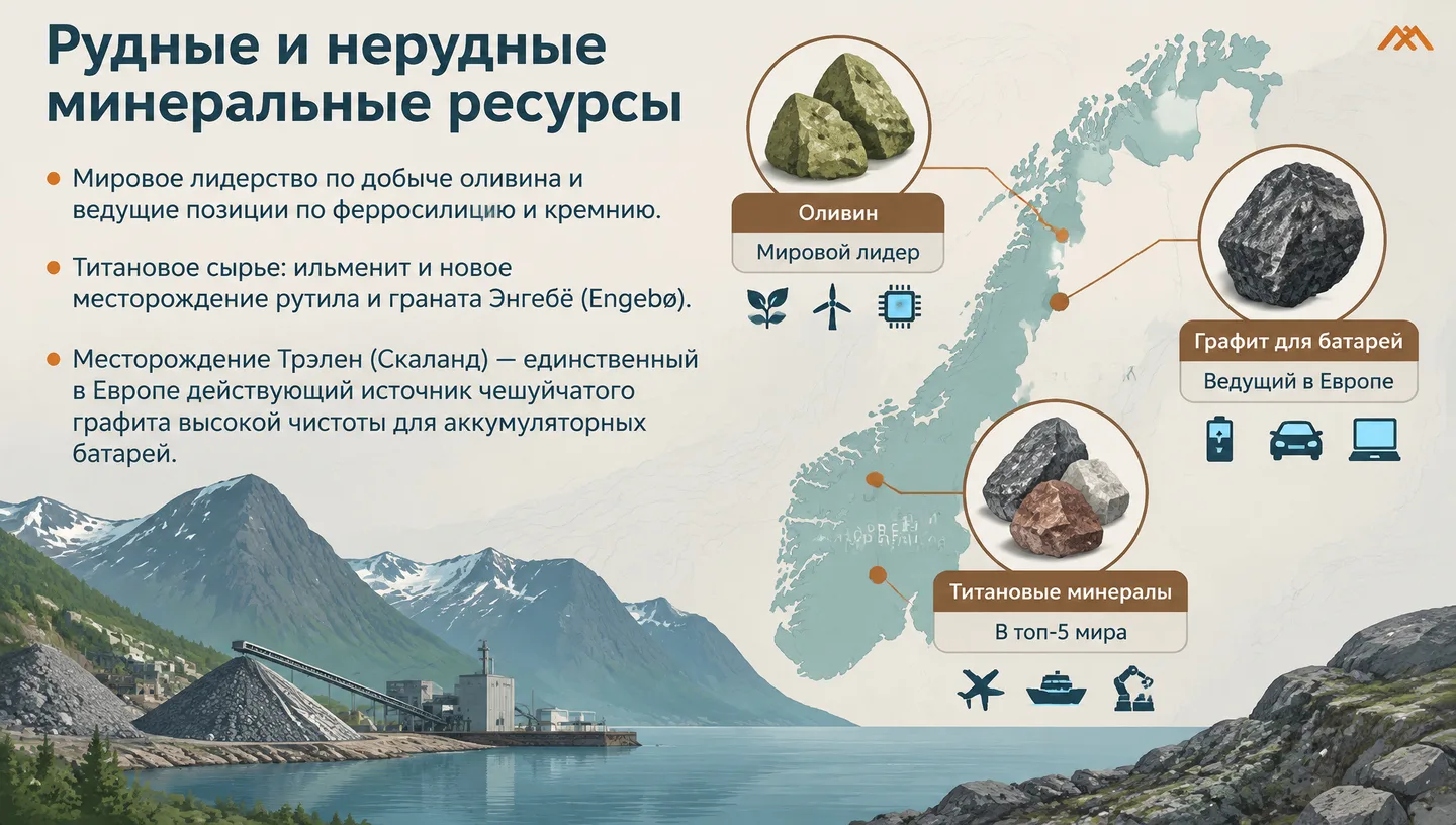 Рудные и нерудные минеральные ресурсы
