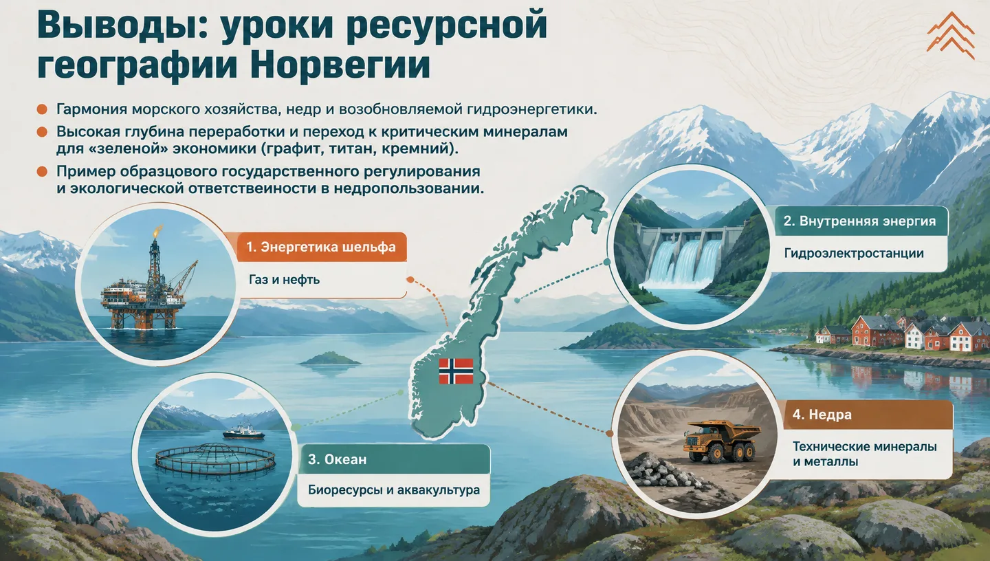 Выводы: уроки ресурсной географии Норвегии