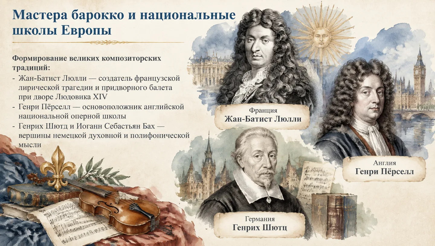 Мастера барокко и национальные школы Европы