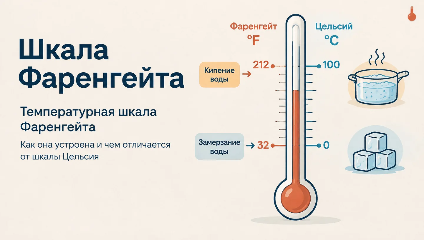 Первый слайд: Шкала Фаренгейта
