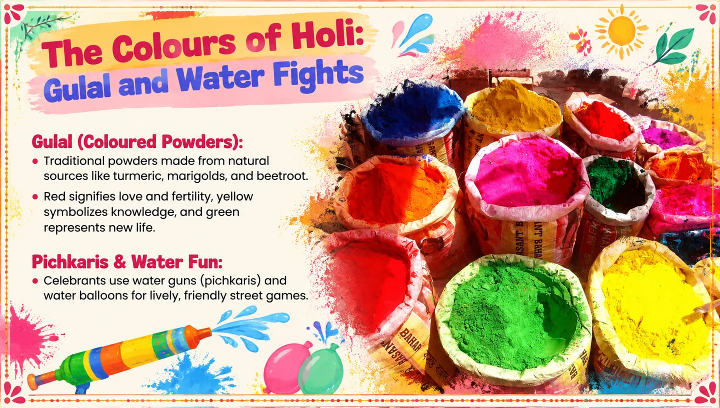 The Colours of Holi: Gulal and Water Fights