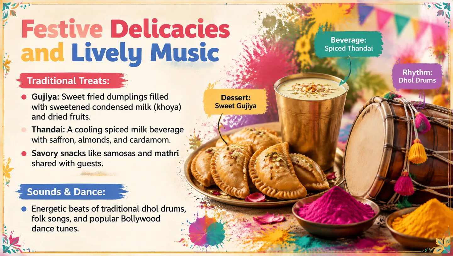 Festive Delicacies and Lively Music