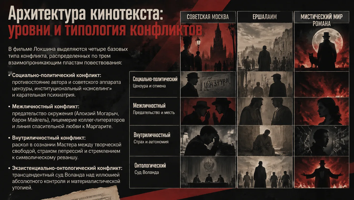 Архитектура кинотекста: уровни и типология конфликтов
