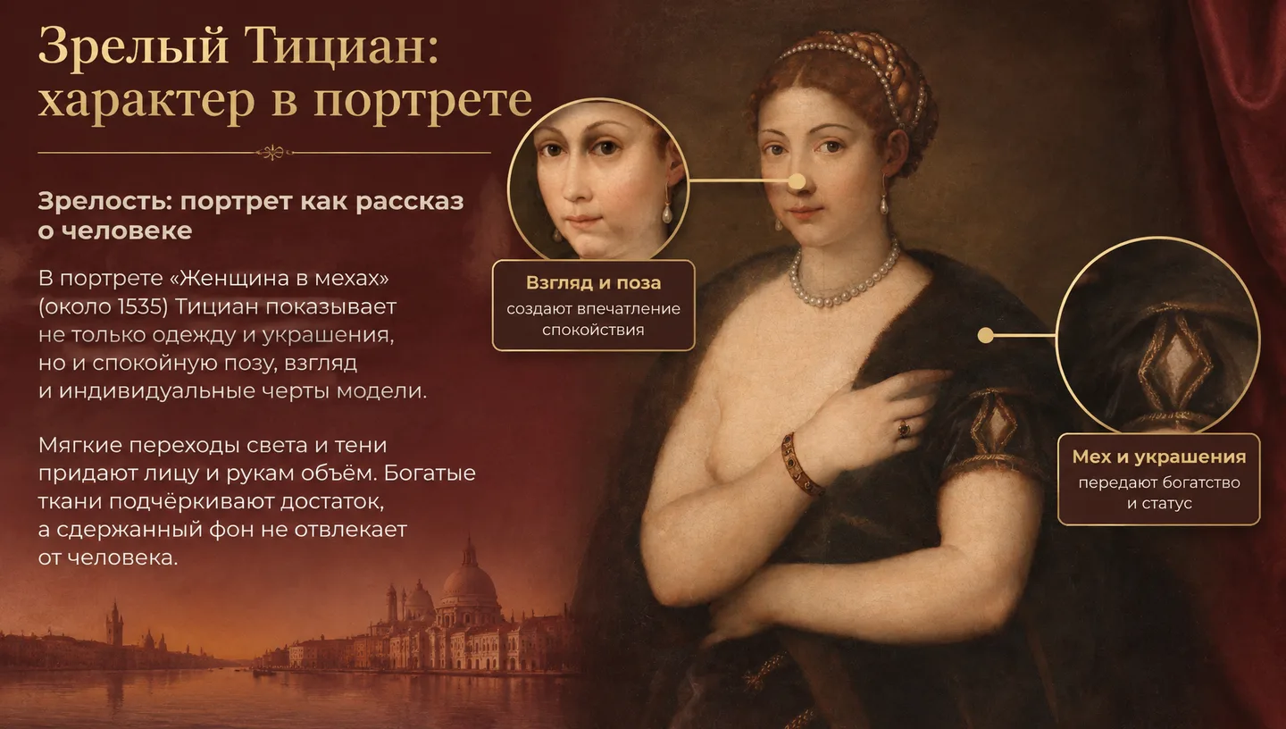 Зрелый Тициан: характер в портрете