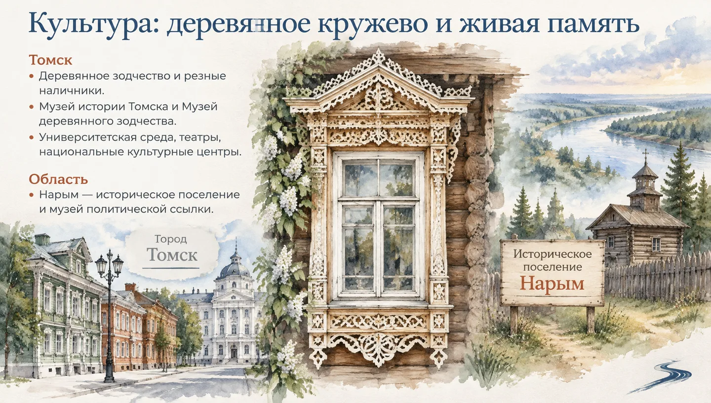 Культура: деревянное кружево и живая память