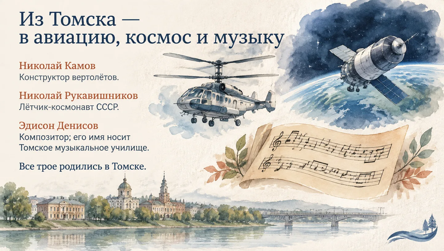 Из Томска — в авиацию, космос и музыку