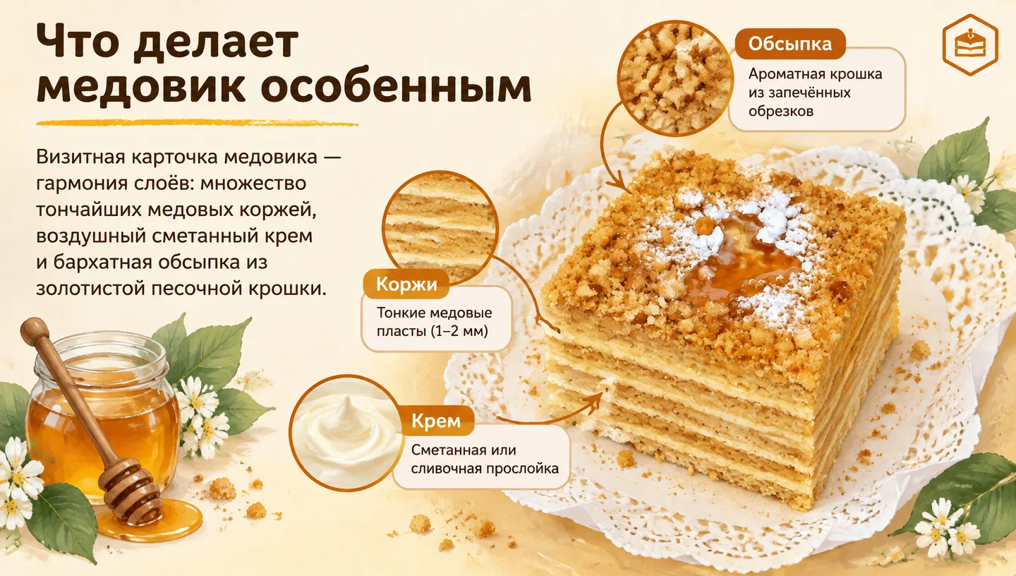 Что делает медовик особенным