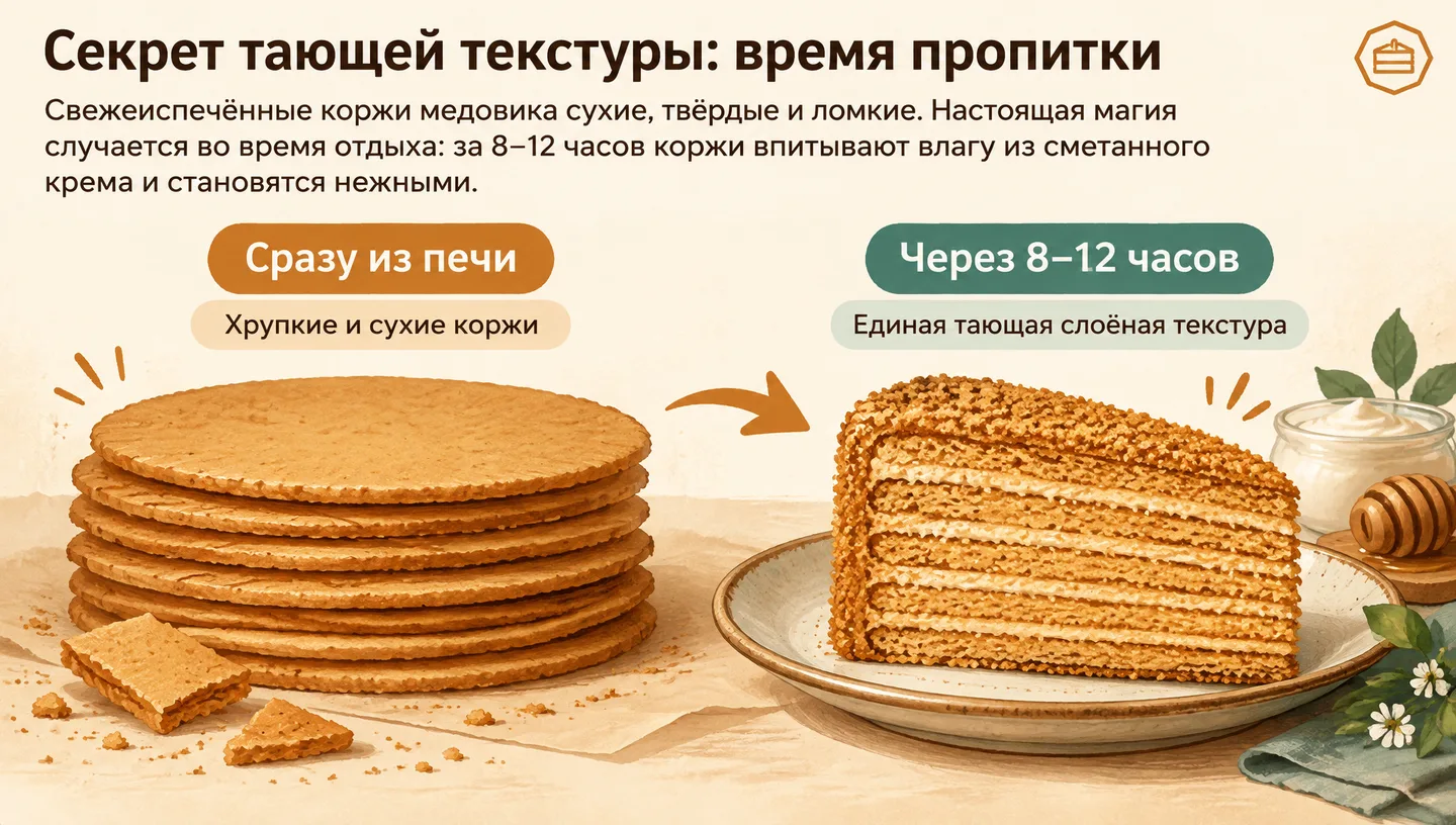 Секрет тающей текстуры: время пропитки