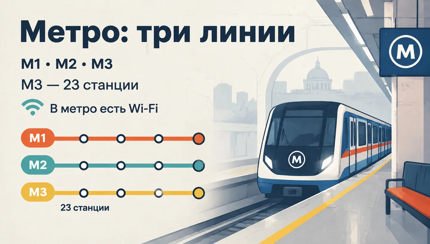 Метро: три линии