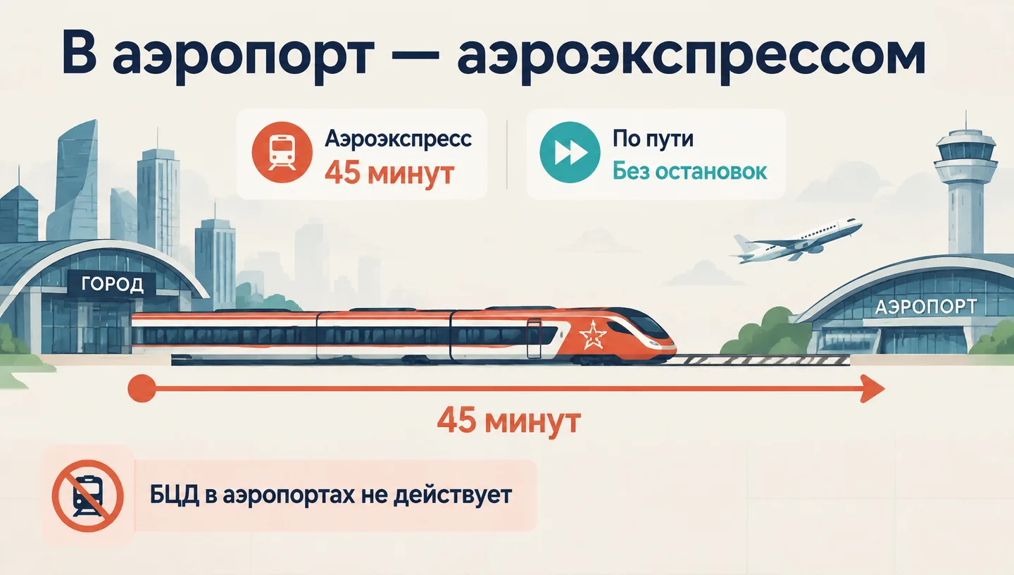 В аэропорт — аэроэкспрессом