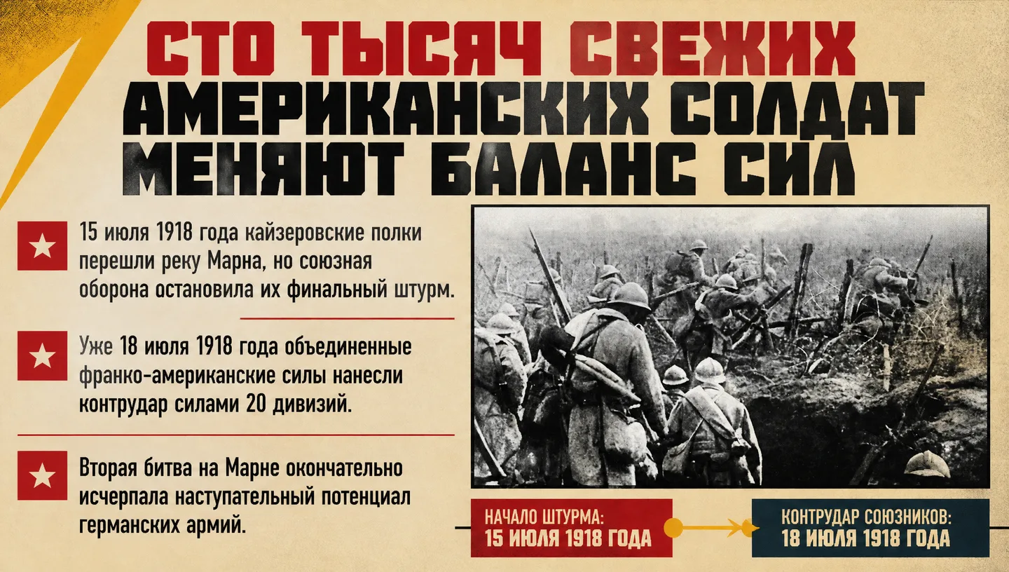 Сто тысяч свежих американских солдат меняют баланс сил