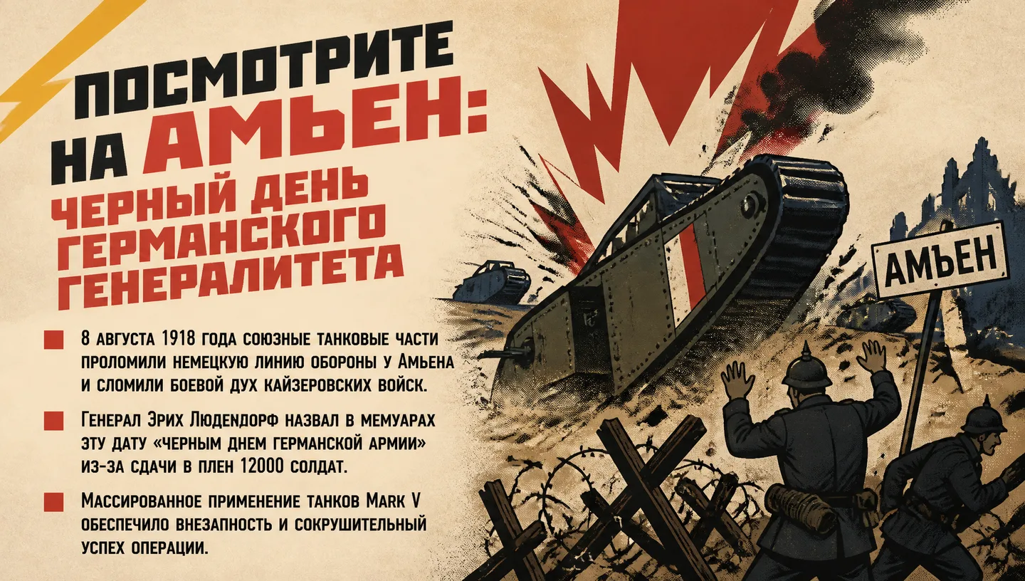 Посмотрите на Амьен: черный день германского генералитета