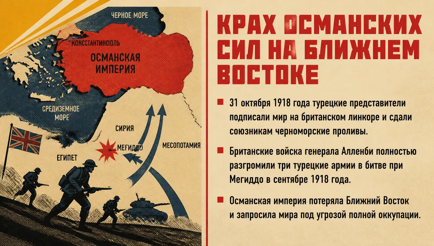 Крах османских сил на Ближнем Востоке