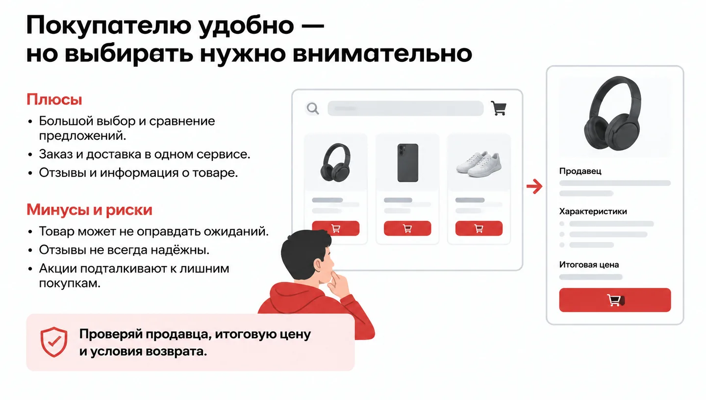 Покупателю удобно — но выбирать нужно внимательно