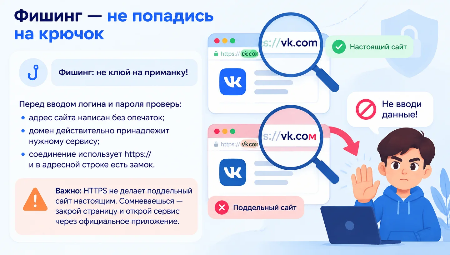 Фишинг — не попадись на крючок
