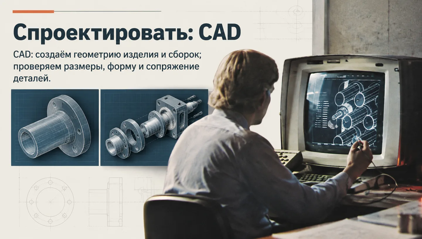 Спроектировать: CAD