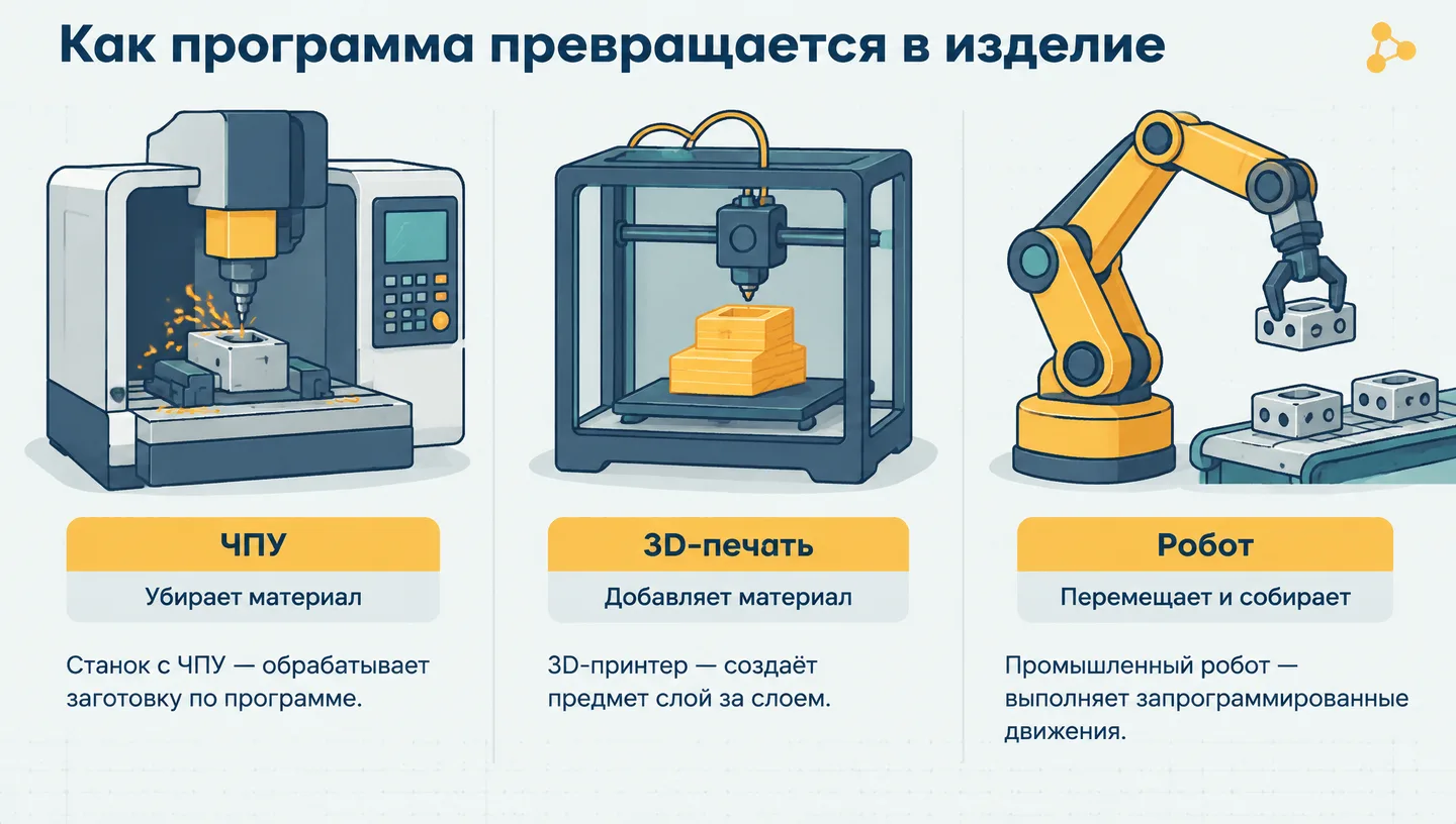 Как программа превращается в изделие