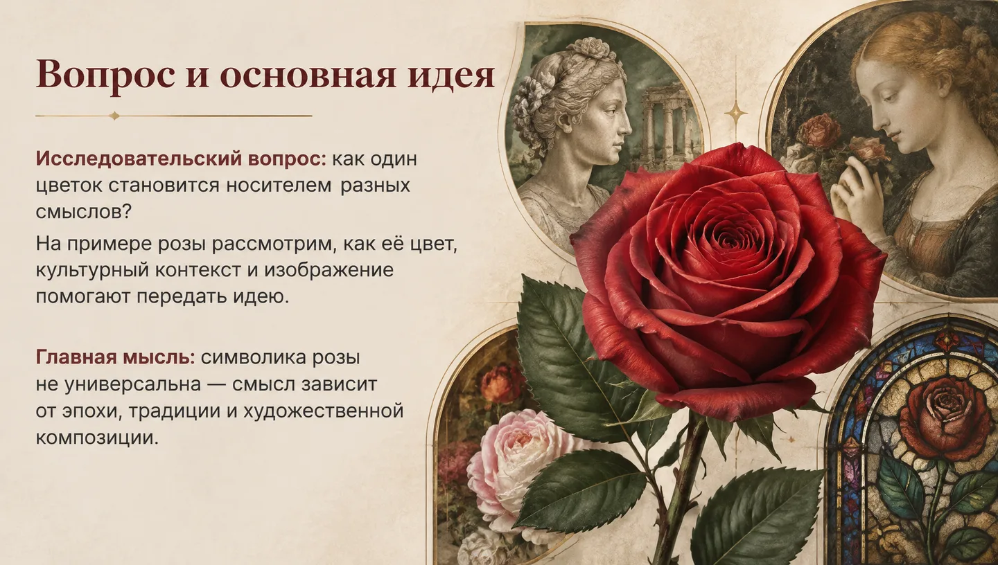 Вопрос и основная идея