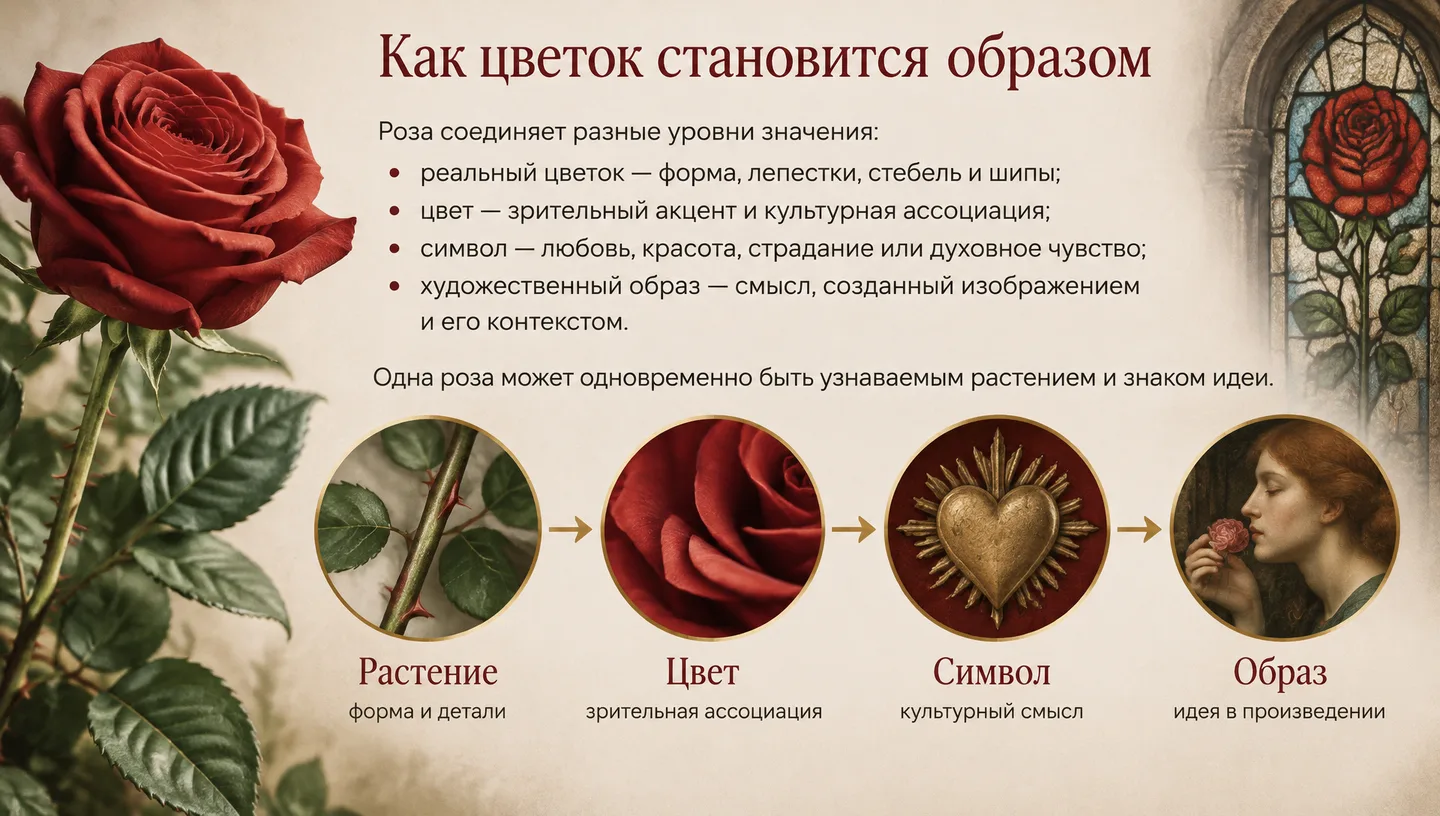 Как цветок становится образом