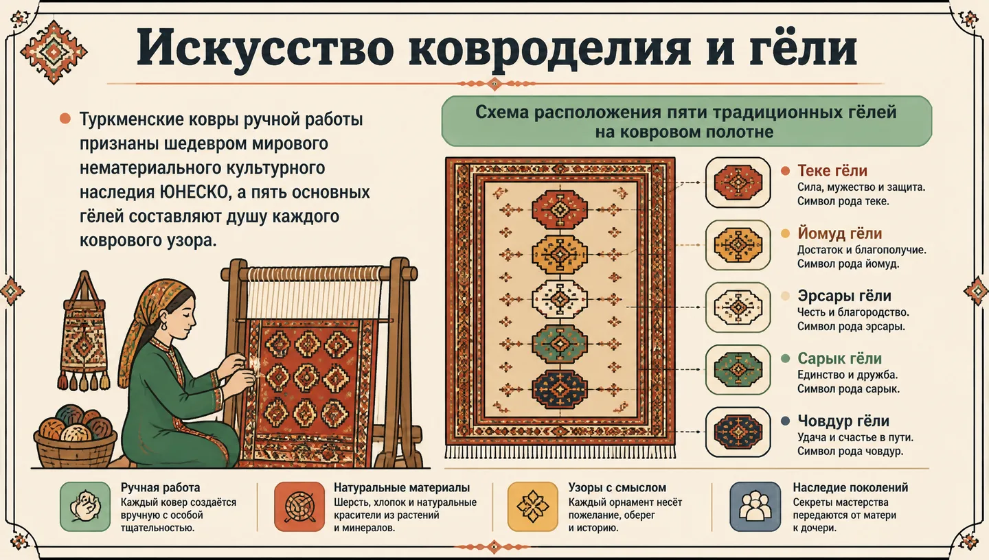 Искусство ковроделия и гёли