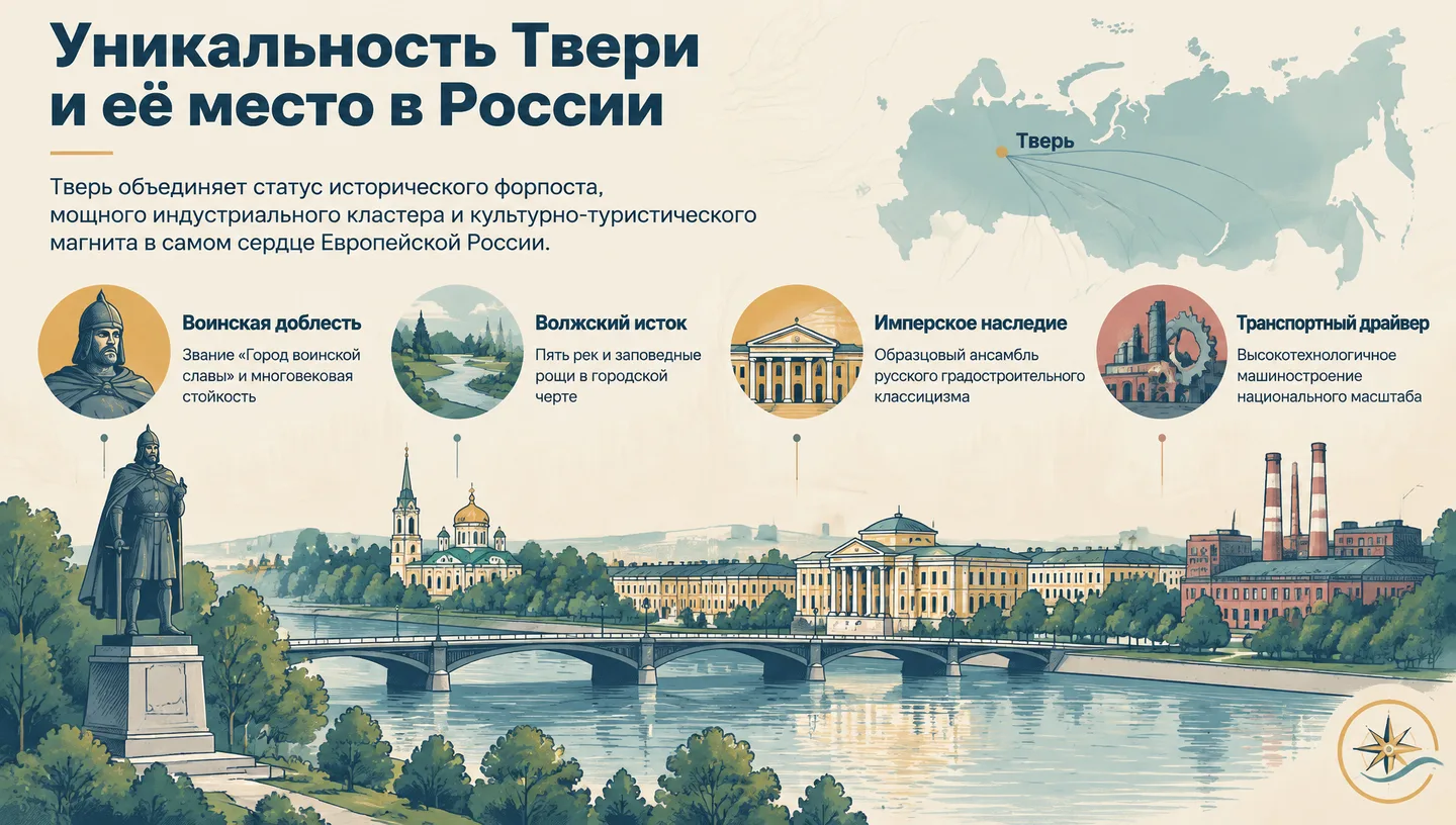 Уникальность Твери и её место в России