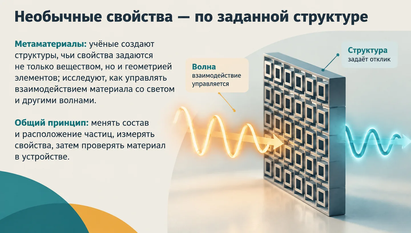 Необычные свойства — по заданной структуре