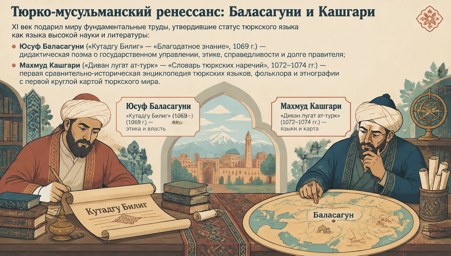 Тюрко-мусульманский ренессанс: Баласагуни и Кашгари