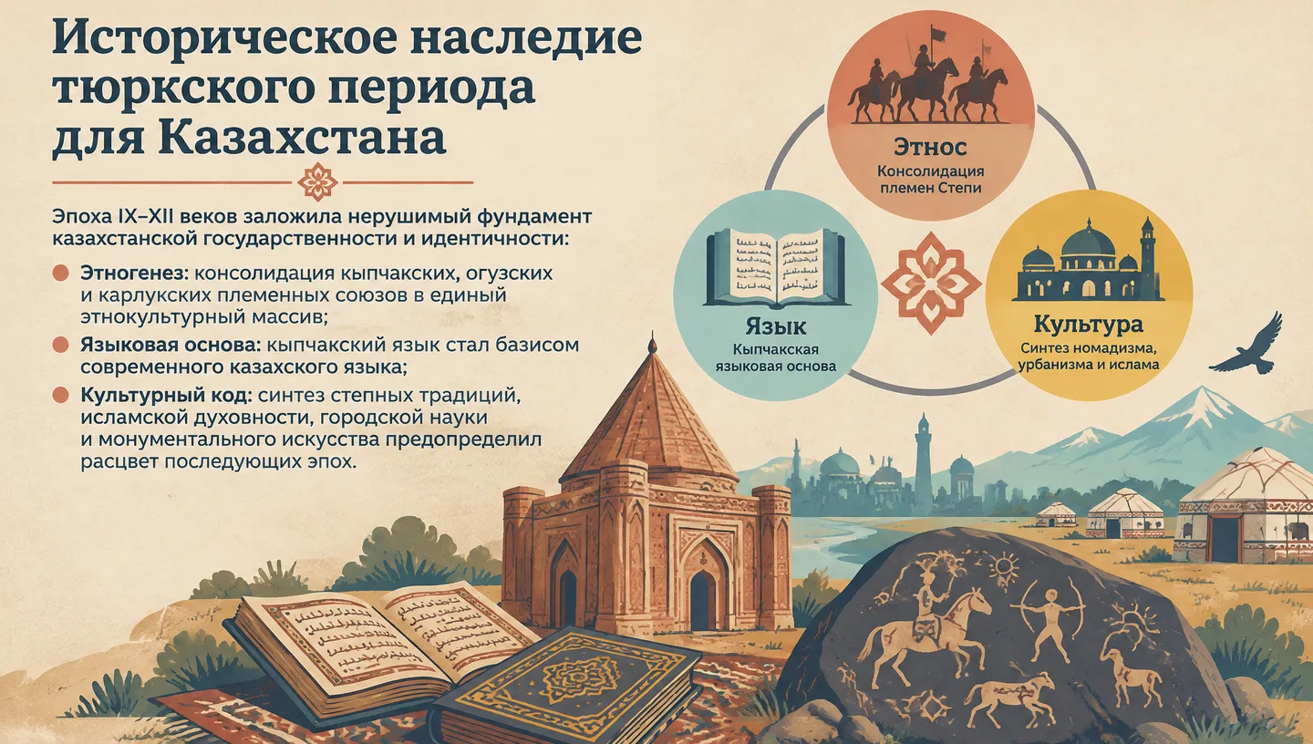 Историческое наследие тюркского периода для Казахстана