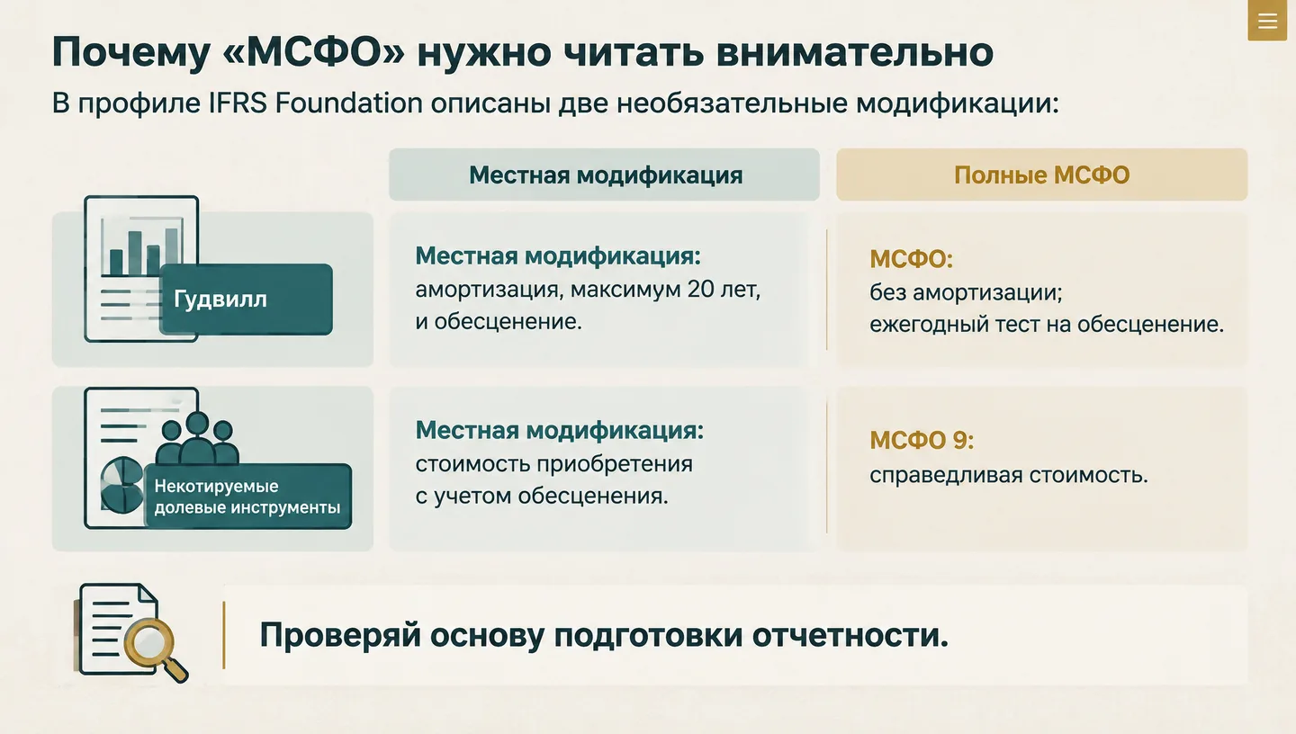 Почему «МСФО» нужно читать внимательно
