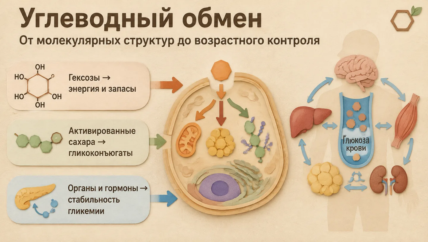 Первый слайд: Углеводный обмен