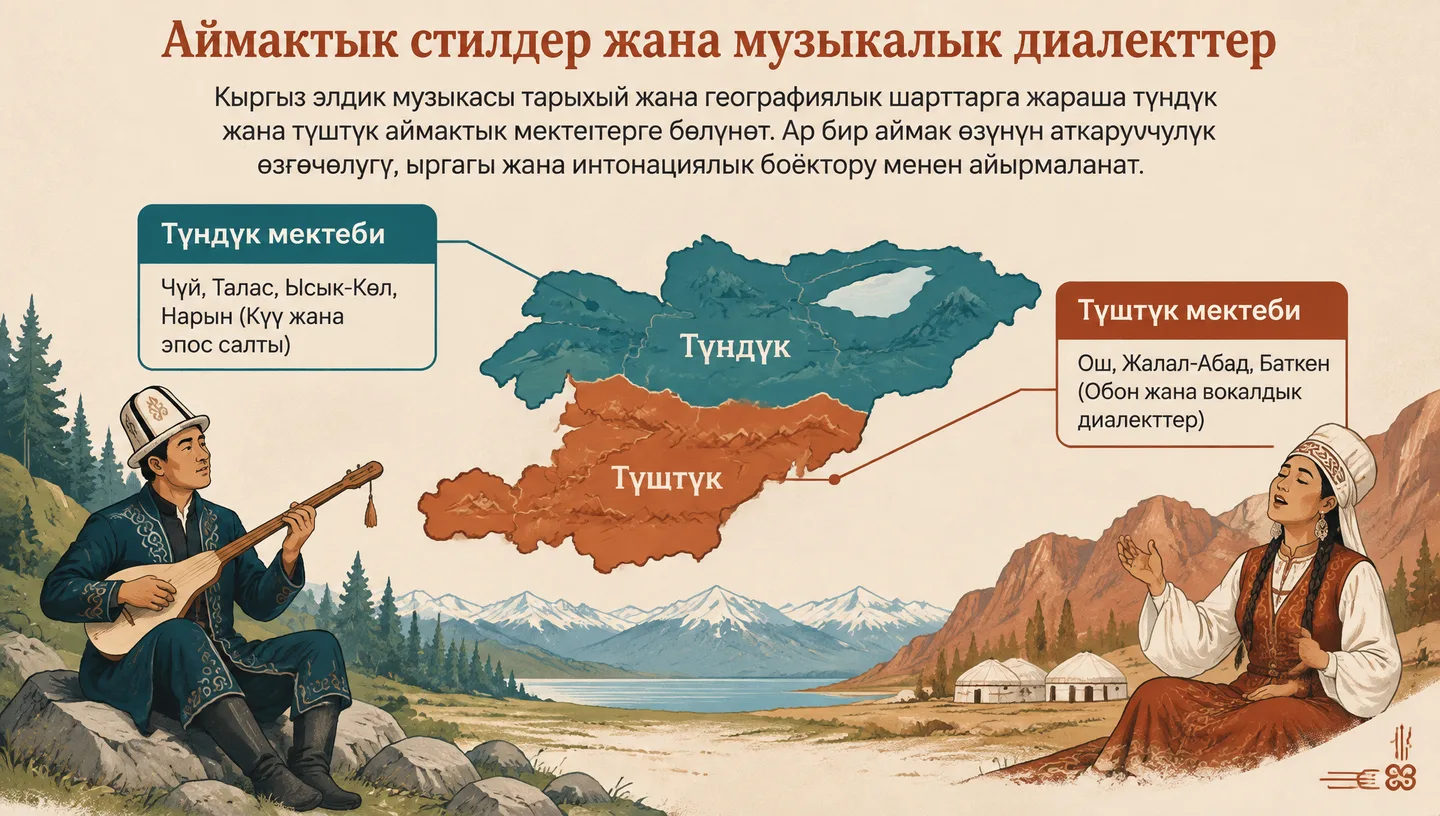 Аймактык стилдер жана музыкалык диалекттер