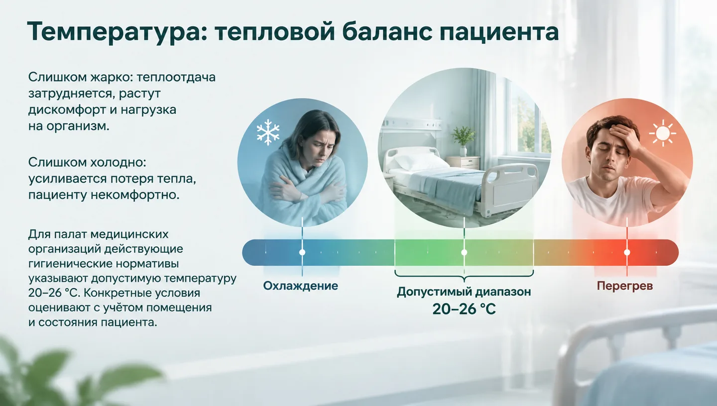 Температура: тепловой баланс пациента