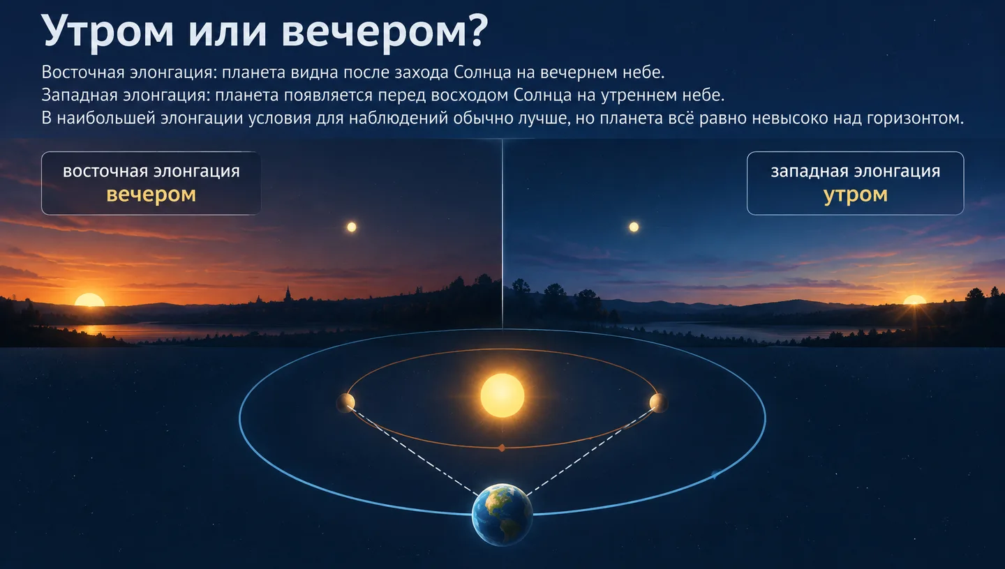 Утром или вечером?