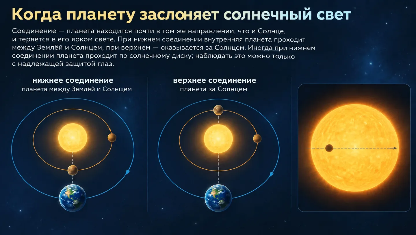 Когда планету заслоняет солнечный свет
