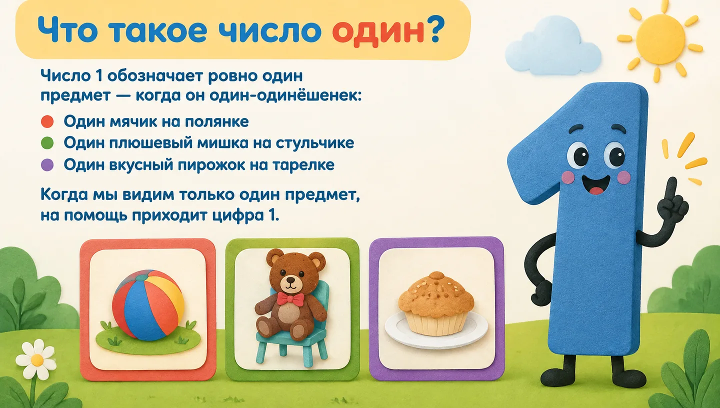 Что такое число один?