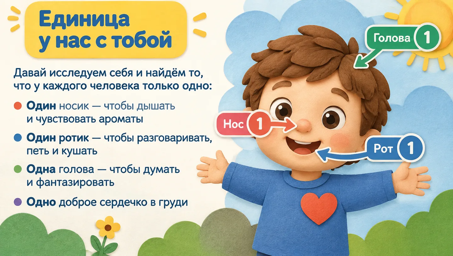 Единица у нас с тобой