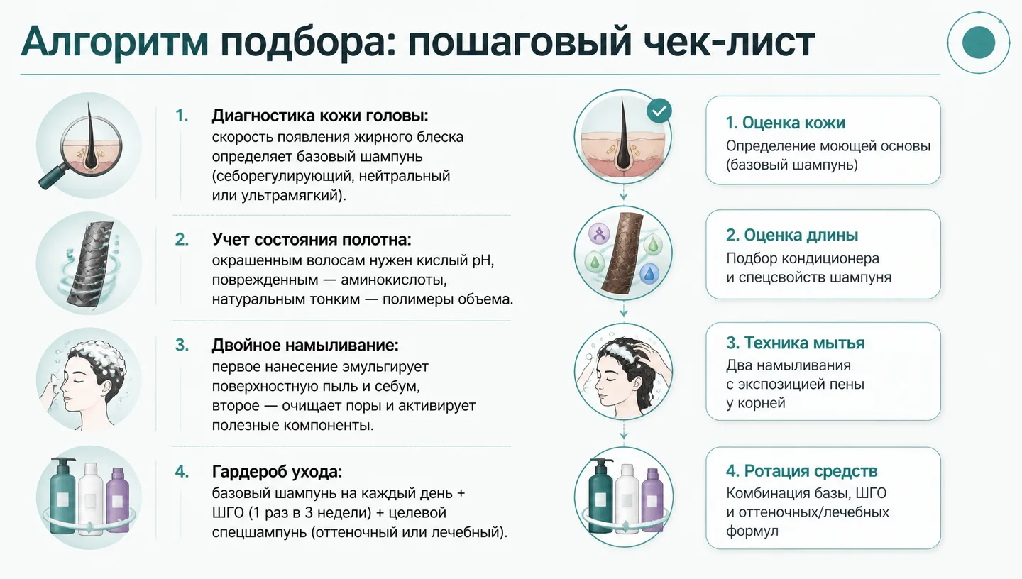 Алгоритм подбора: пошаговый чек-лист